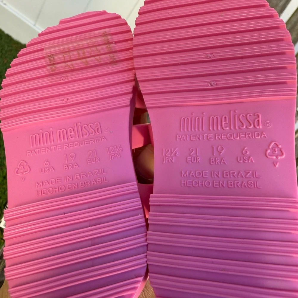 MINI MELISSA FLOZ BB PINK Sandals‎ Size  6 NIB